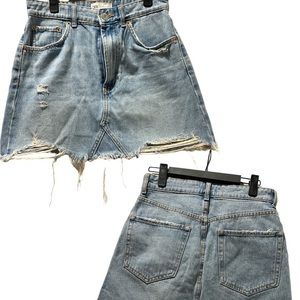 ZARA Denim Miniskirt